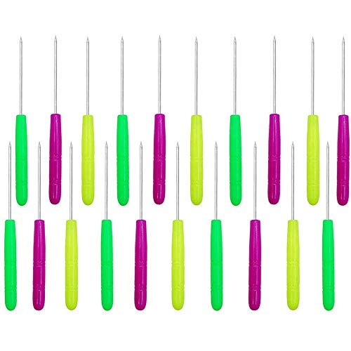 20Pcs Sugar Stir Needle Scriber Needle Modelling Tool, Random Color Biscuit Cookie Icing Pink Cake Decorating Needle Tool Sugar Craft Cookie Decorating Needle Tool