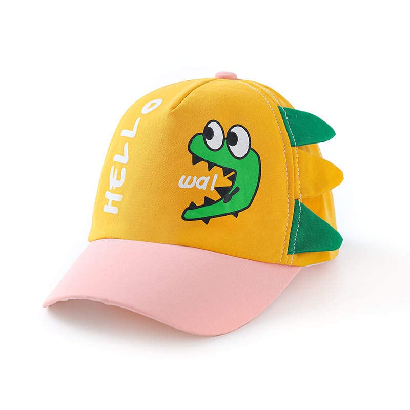 IBA ISBA COLLECTIONS Kids Cotton Animal Design Summer Cap | Sun UV Protection Baseball Cap for Girls and Boys, 6-24 Months