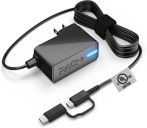 Quick Charger for JBL Charge 4 5, JBL Pulse 4, JBL Flip 5, JBL Clip 4, JBL Go 3, JRPOP Speaker, Endurance Peak Wireless Earphones Speakers - UL Listed Extra Long 6.7 Ft Cord Adaptive Fast Charge