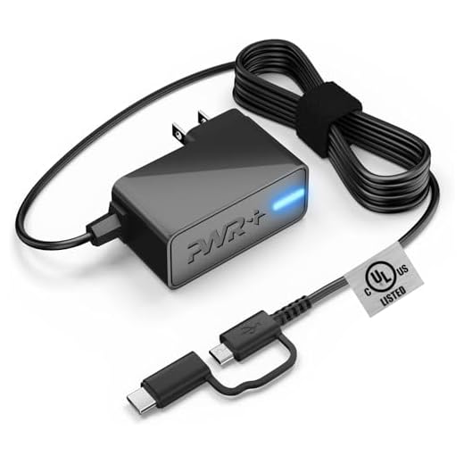 Power Adapter for Asus Transformer Book T100 Charger: UL Listed 6.5 Ft Extra Long Power Cord T100TA T100TAM T100TAF T100HA T101HA; Mini T102HA; MeMO Pad 7 8 10 MG10 MG103C TF103C TF0310C