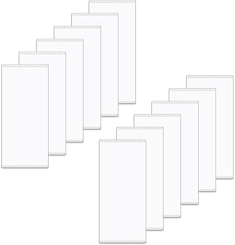 Juego de 2 sobres de efectivo A6, sin pestañas, sin cremallera, de polipropileno esmerilado, sin agujeros, 12 hojas, sobres de presupuesto para