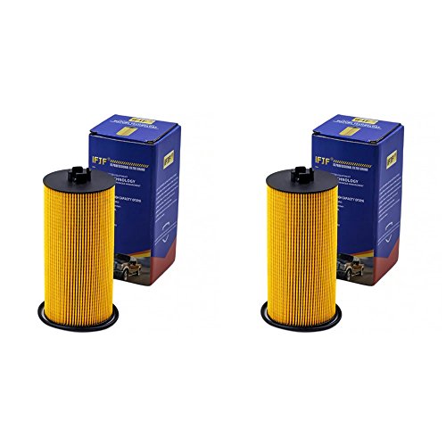 iFJF FL2016 Oil Filter Replacement for Ford 6.0/6.4L Powerstroke Super 2pcs | Replacement for F250 F350 E350 E450 Excursion Club Wagon 6.0L 6.4L Powerstroke Diesel, 98% Precision Abrasive Capture