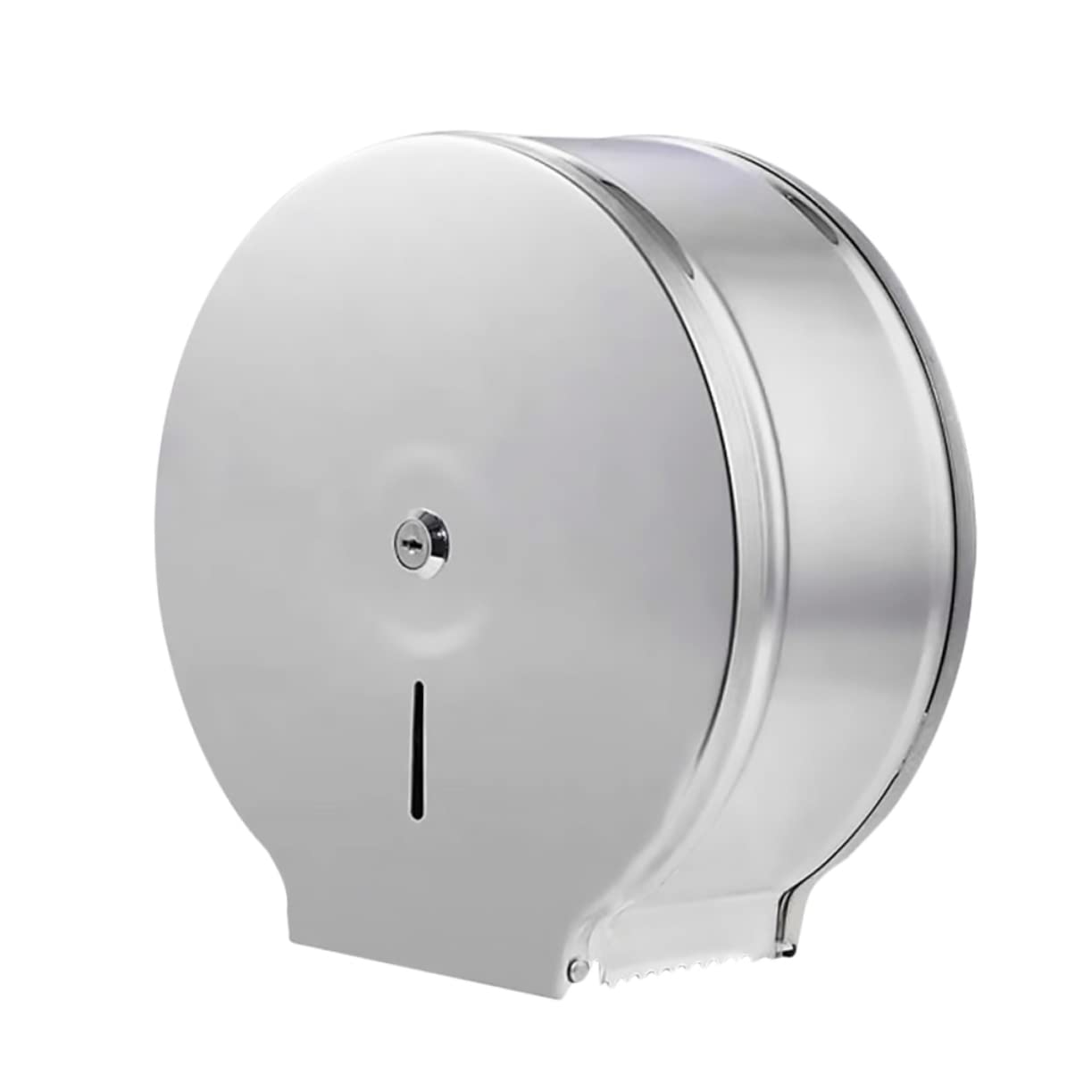 1pezzi Portarotolo Da Parete Per Bagno Design Rotondo Per Carta Igienica Aspetto Moderno e Semplice Adatto Mobili e Piastrelle Antiruggine e Facile Da Installare