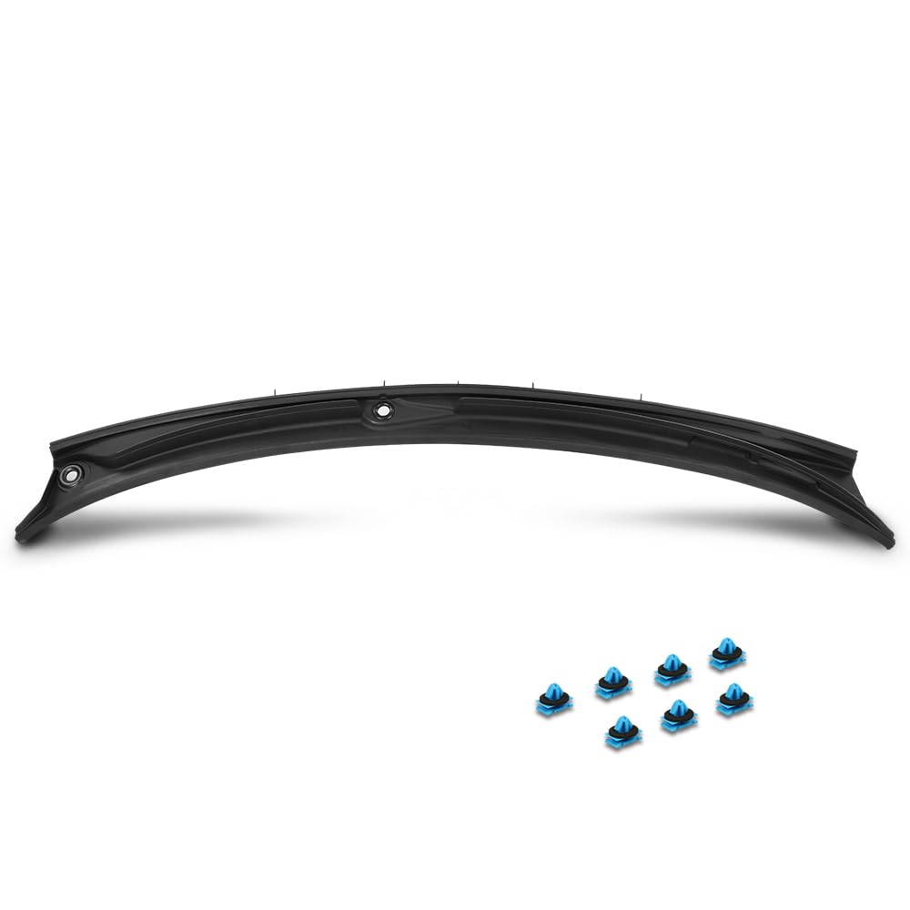 G-PLUS Windshield Wiper Grille Lower Motor Cowl Cover Compatible with BMW 323Ci 1998-2000,Fit BMW 325Ci/330Ci/M3 2001-2006,Fit BMW 325i/325xi/330i 2001-2005,Fit BMW 328i 1997-2000 51718208483, Black