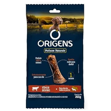 Adimax Petisco Natural Cães Origens Osso Fêmur 260G 100% Natural