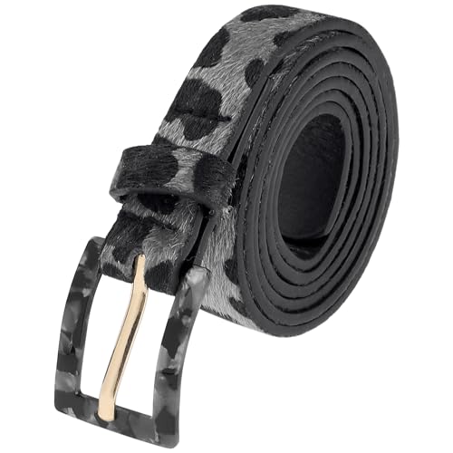 Women Leopard Print Retro Belts, 0.7