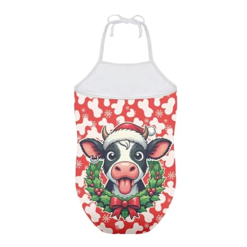 Image of Christmas Girls One-Piece Swimsuits Beach Halter Swimwear Bathing Suit for 3-10 Years