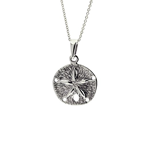 apop nyc Sterling Silver Sand Dollar Necklace 20 inch [Jewelry]