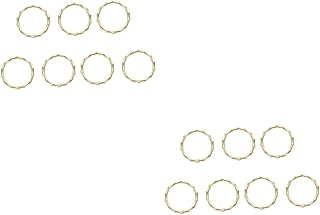 Abaodam Argolas 14 Peças Anel De Folhas Soltas Para Caderno De Escritório Fichários De Caderno De Folhas Soltas Fichário Pente Encadernação Espinhos Ferramenta De Encadernação Fichário De