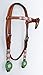 PRORIDER Horse Show Bridle Western Leather Headstall 7940HB