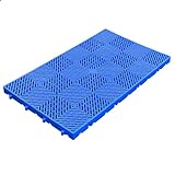 Paletas de plástico duraderas para almacenamiento, transpirables, impermeables, ideales para restaurantes, cocinas, supermercados y almacenes (60 x 40 x 5 cm), diseño de empalme resistente