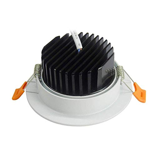 Downlights 5W empotrados focos de techo giratorios 400LM blancos redondos para cocina de Φ70-75MM 7