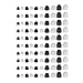 10pcs M10 Tapas Tapon Protección Cúpula de Tuerca Perno Tornillos Hexagonales -...