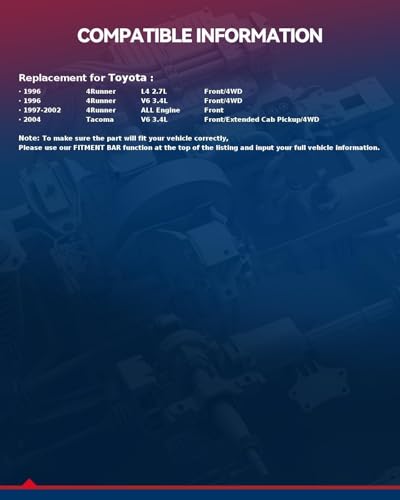 Image of KAX Front Brake Kit, Drilled and Slotted Brake Rotors, Ceramic Brake Pads | Fits Toyota 4Runner 1997-2002, Toyota Tacoma 2004 3.4L, Toyota 4Runner 1996 3.4L, Toyota 4Runner 1996 2.7L