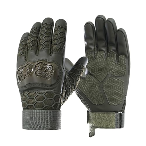 Guantes de equitación para hombres,Guantes de equitación para hombres - Guantes protectores para pantalla táctil de motocicleta,Guantes de motocicleta para hombres y mujeres, guantes de caza antidesli