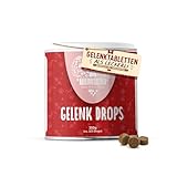 TIERLIEBHABER Gelenk Drops Gelenktabletten Hund – Grünlippmuschel Hund Drops tierärztlich entwickelt – Hunde Gelenktabletten zum Gelenk- & Knochenschutz für Hunde mit Teufekskralle, MSM & Kollagen