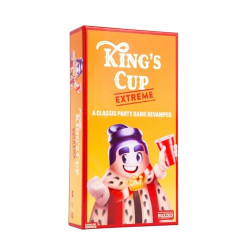 Lost Boy Entertainment King's Cup Extreme - Retail Version - Party Games - Couples - Date Night - TikTok Viral - Waterproof Cards