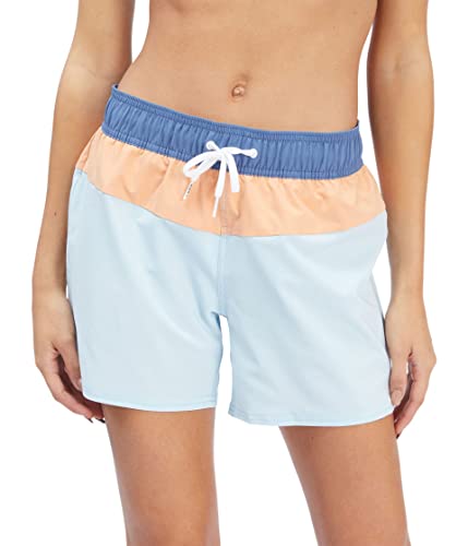 Pantalones cortos Roxy de mujer para playa y paseos de verano en azul fresco