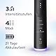 Philips Sonicare 7100 elektrische Zahnbürste, Schallzahnbürste mit App, 4 Putzmodi, 3 Intensitätsstufen, Andruckkontrolle, EasyStart, SmarTimer, Schwarz, 2er-Pack, Modell HX7429/03 [Neue Technologie]