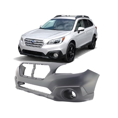 Image of FitParts Compatible with Subaru Outback 2015-2017 Front Bumper Cover | Primed, Without Parking Sensor Holes, Wagon, Ready to Paint, OEM 57704AL01A, SU1000176