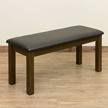 Amazon.co.jp: ダイニングベンチ 木製 91cm幅 ブラウン VGL-24BR