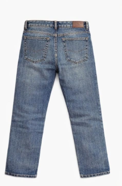 Image of Dusty Blue Bottom Fabric Cotton Denim