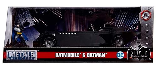 Image of Jada Metal Batmobile with Batman Figure, Pack of 1, Black, Kid