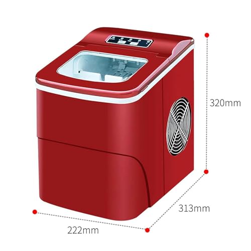 Máquina compacta portátil para hacer cubos de hielo miniatura 5