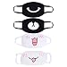 Mouth Mask,Aniwon 4 Pack Unisex Kpop Mask EXO Mask Anti-dust Cotton Face Mask for Men and Women (Combination 4)