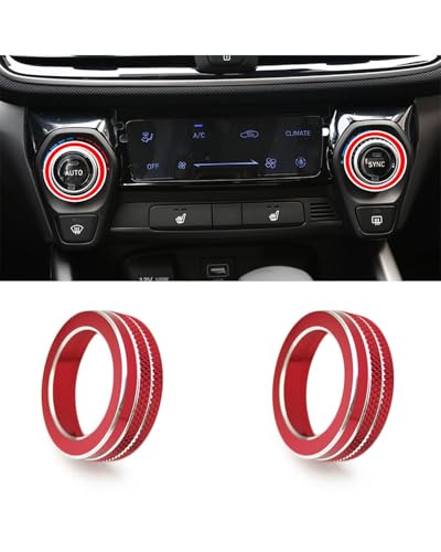 Temperature Adjustment Knob for Festa Air Conditioner Knob Decorative Ring Climate Control HVAC (Silver)