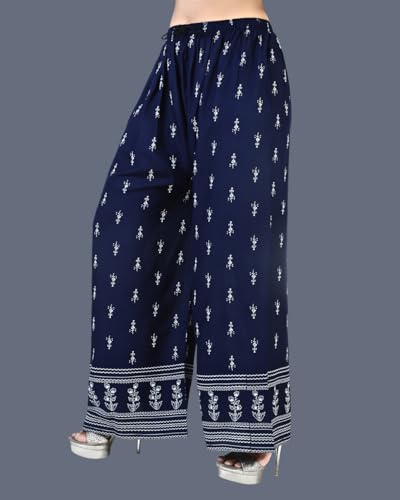 Image of Women's Regular Fit Rayon Palazzos
