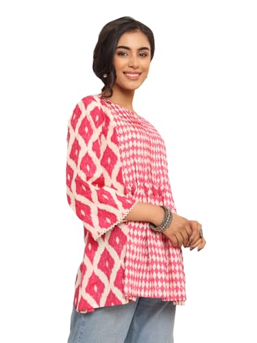 Tunique polyvalente Varanga pour femme rose solution style quotidien toutes saisons