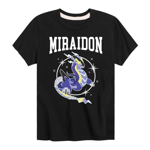 HYBRID APPAREL - Pokémon Miraidon Collegiate - Kids Short Sleeve Graphic T-Shirt