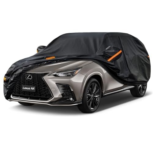 Kayme 7 Layers SUV Car Cover Custom Fit Lexus NX 300 350 (2015-2025) Waterproof All Weather for Automobiles, Outdoor Full Cover Rain Sun UV Protection
