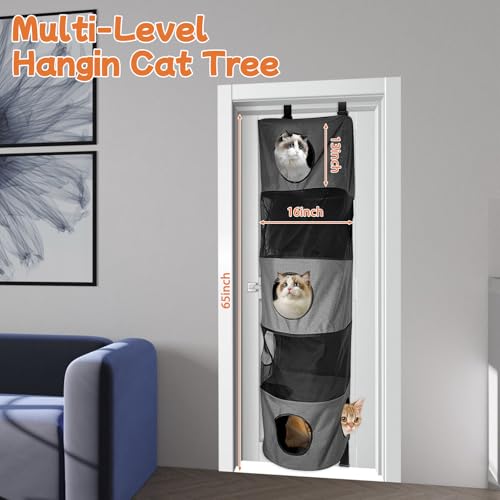 Árbol para Gato de 5 Niveles Colgante para Puerta miniatura 3