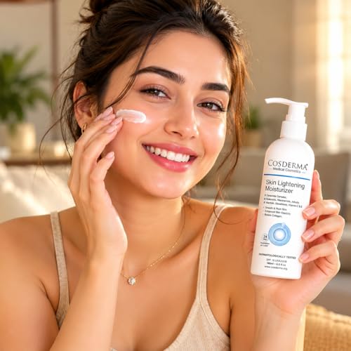 Image of Skin Brightening Moisturizer 180ml | with Niacinamide, Arbutin, Glutathione, Vitamin C, Ceramides & Hyaluronic Acid | Daily Moisturizer for Radiant, Even-Looking Skin & Long-Lasting Hydration