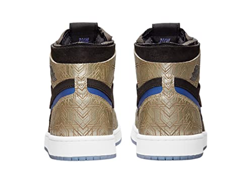 Jordan Men's 1 Zoom Air CMFT GC Gold Laser Gold/BRT Concord-Blk (DQ0659 700) - 10.54