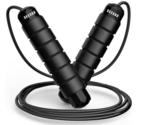 Oxcord Jump Rope, Tangle-Free Rapid Speed Jumping Rope Cable with...