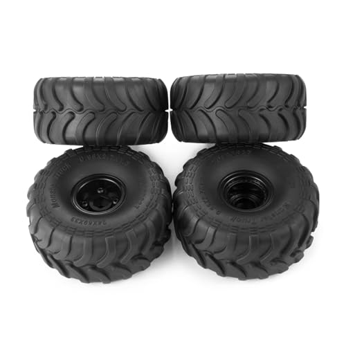 Pneus RC pour Axial SCX24 et TRX4MT : lot de 4 pneus en caoutchouc avec jantes