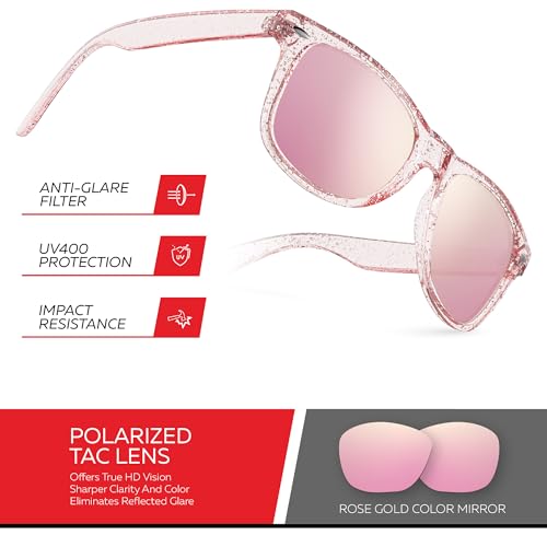 Image of Retro Rewind Polarized Sunglasses for Women Men - UV400 Classic Square Vintage Shades Trendy Unisex Sun Glasses
