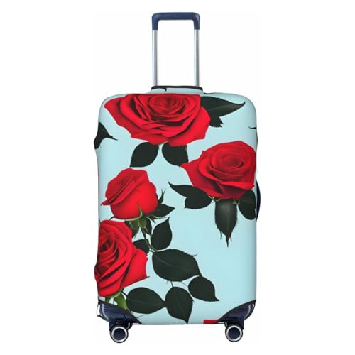 Housse valise extensible anti rayure XL noir rose rouge pour protéger vos bagages