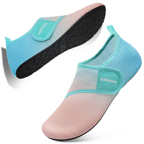 Image of IceUnicorn Water Shoes Men Women Beach Swim Aqua Barefoot Socks Pool Quick Dry Yoga