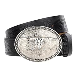 Silver Buckle/Black Belt