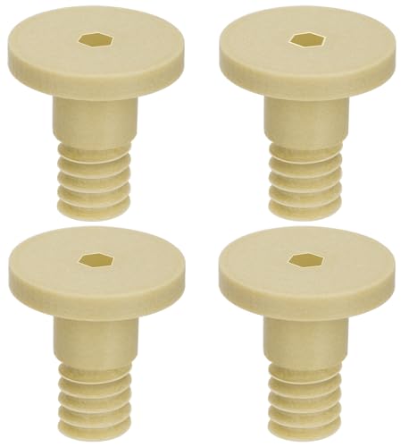 Image of Replacement Bolts Compatible with Suncast /Craftsman Storage Sheds,4 Pack Carbon Fiber Plastic Screw for Storage Sheds