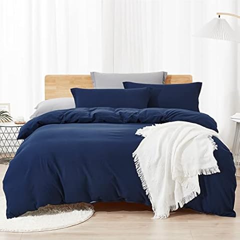 Dreaming Wapiti Navy Blue Duvet Cover Set Cover