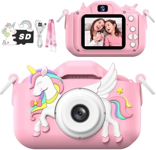 Masterbee Children's Camera Toys for Girls & Boys, 3-12 Years - 1080P HD Video Kids Digital Camera - Perfect for Christmas & Birthday Gifts