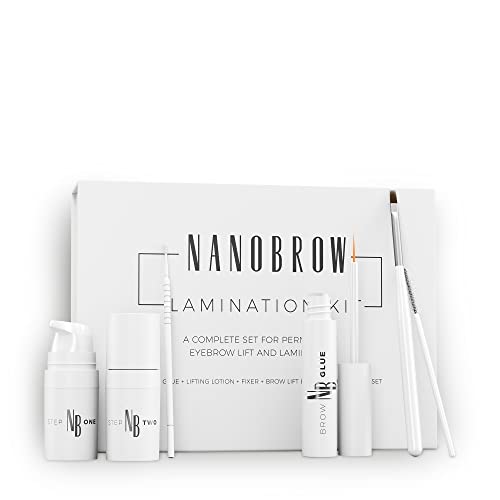 Nanobrow Lamination Kit - brow lamination kit, professional eyebrow lamination and styling at home, DIY lamination kit