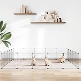 DIY Haustierkäfig aus Stahl als geräumiger Tierkäfig und robuste Haustierunterkunft mit Tür