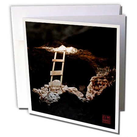 Nano Calvo Formentera ? ���͂̂��߂̌��Ɩؐ��K�iMystical Cave���ɃL���b�vdes Barbaria�AFormentera�A�X�y�C�� ? �O���[�e�B���O�J�[�h Individual Greeting Card