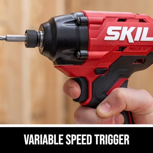 SKIL 20V Brushless 1/4 In. Hex Impact Driver Kit Including 2.0Ah Battery and Charger-ID6720B-10 thumbnail 5